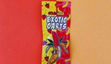 Buy strawnana flavor exotic carts