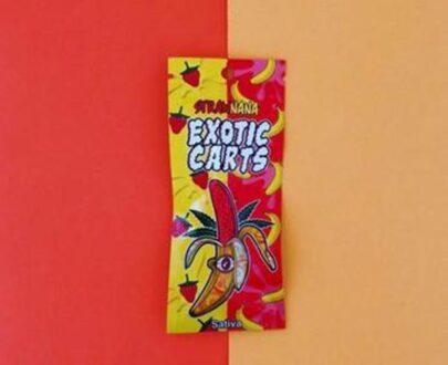 Buy strawnana flavor exotic carts